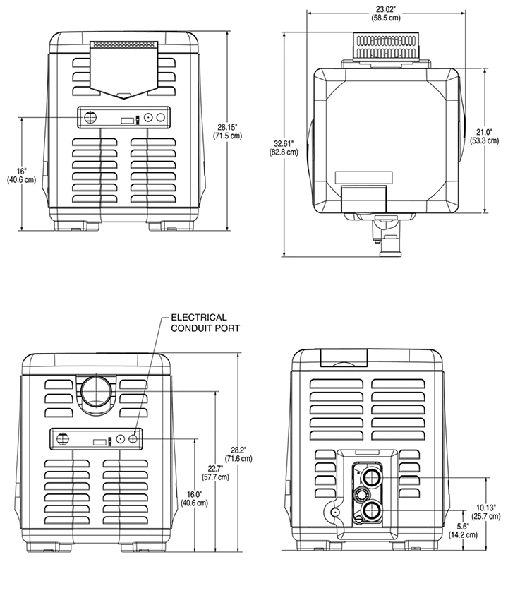 MasterTemp Dimensions